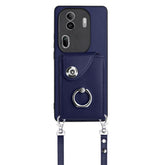 Organ Card Bag Ring Holder Phone Case with Long Lanyard